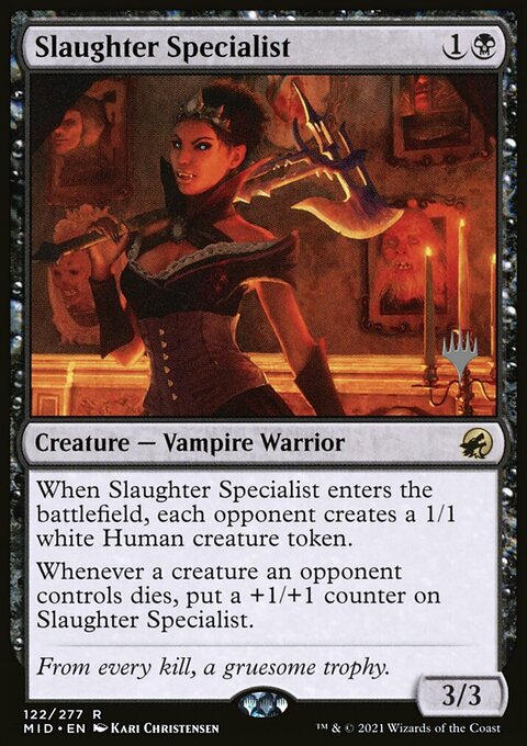 Slaughter Specialist (Promo Pack) [Innistrad: Midnight Hunt Promos]