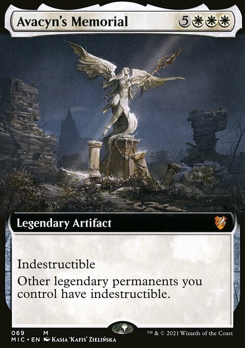 Avacyn's Memorial (Extended Art) [Innistrad: Midnight Hunt Commander]