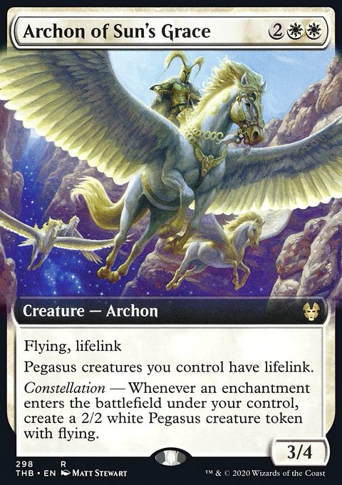 Archon of Sun's Grace (Extended Art) [Theros Beyond Death]