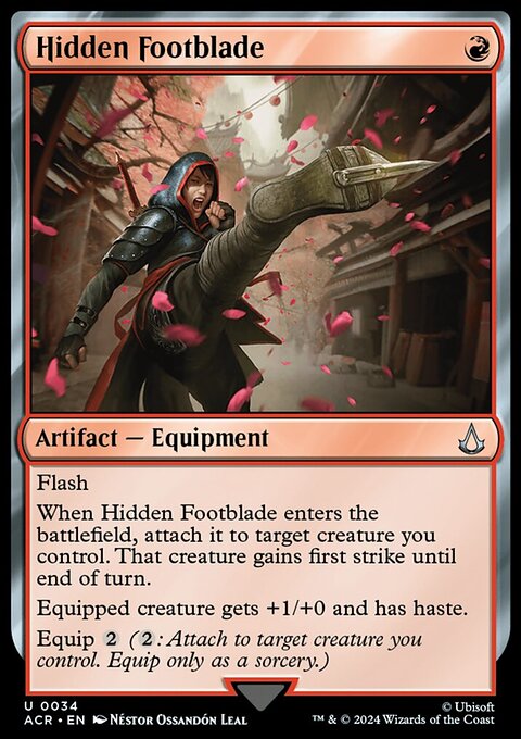 Hidden Footblade [Assassin's Creed]