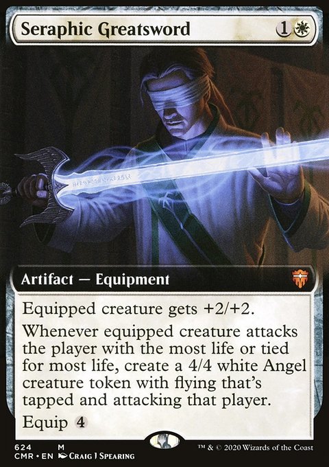 Seraphic Greatsword (Extended Art) [Commander Legends]