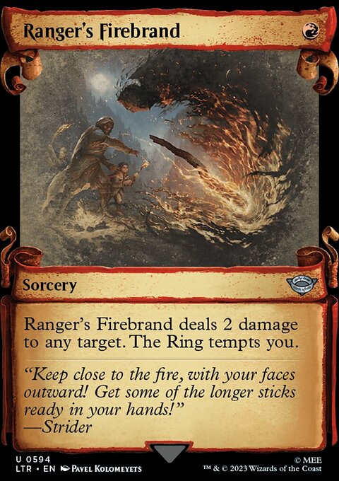 Ranger's Firebrand [The Lord of the Rings: Tales of Middle-Earth Showcase Scrolls]