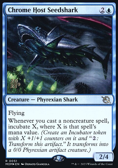 Chrome Host Seedshark [March of the Machine Prerelease Promos]