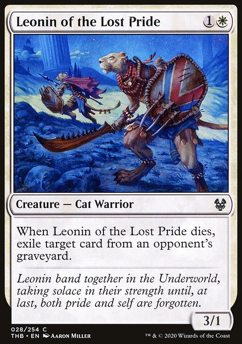 Leonin of the Lost Pride [Theros Beyond Death]