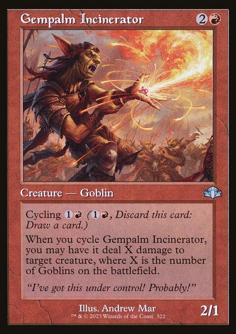 Gempalm Incinerator (Retro) [Dominaria Remastered]