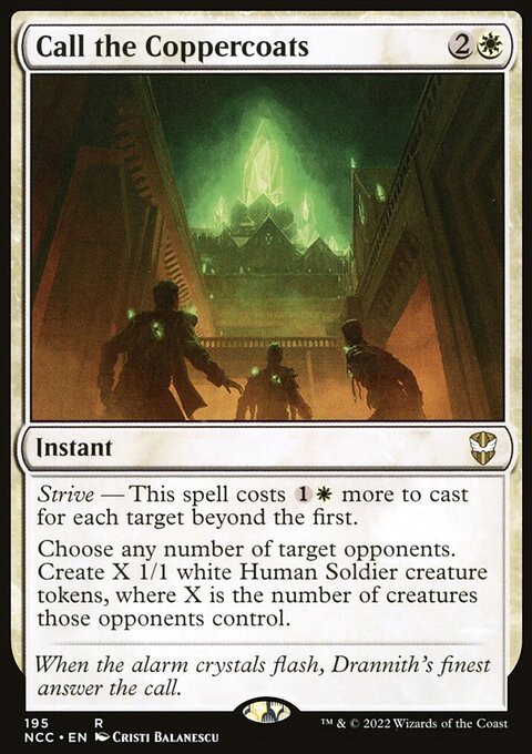 Call the Coppercoats [Streets of New Capenna Commander]