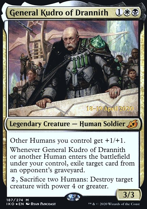 General Kudro of Drannith [Ikoria: Lair of Behemoths Prerelease Promos]