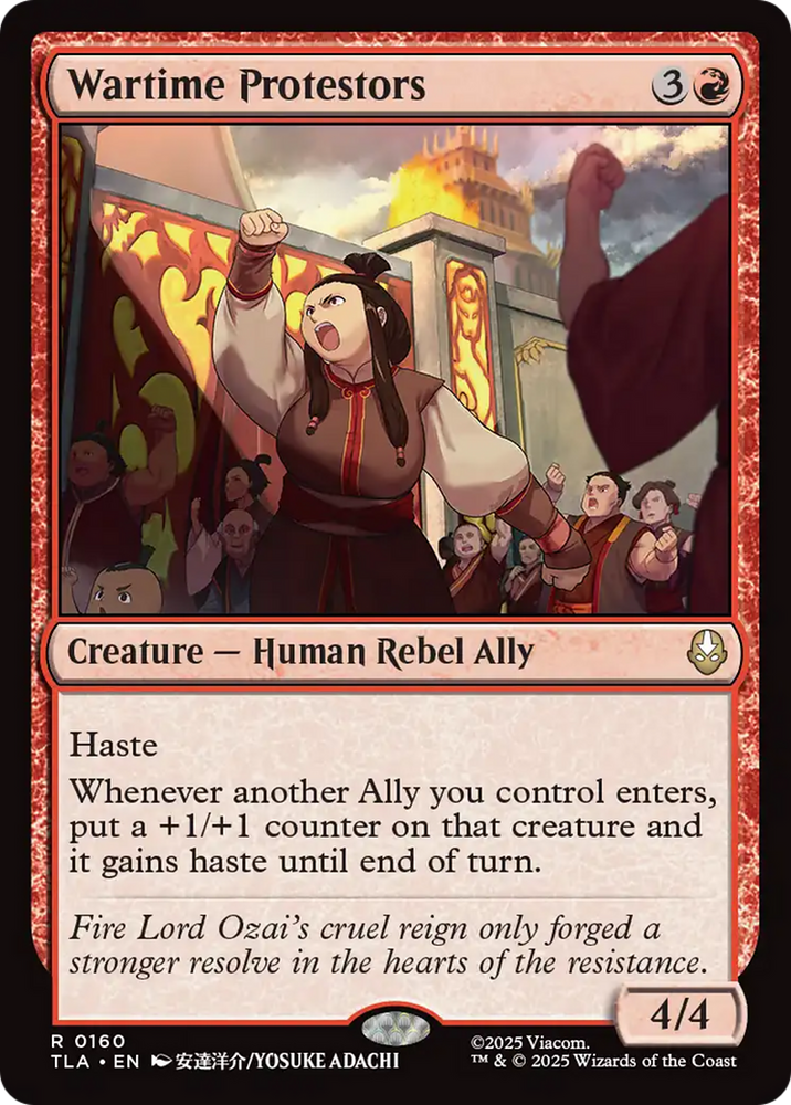Wartime Protestors [Avatar: The Last Airbender]