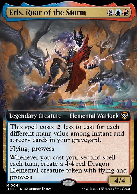 Eris, Roar of the Storm (Extended Art) [Outlaws of Thunder Junction Commander]