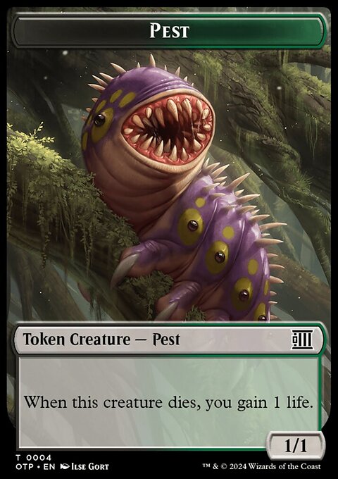 Pest // Plot Double-Sided Token [Outlaws of Thunder Junction: Breaking News Tokens]