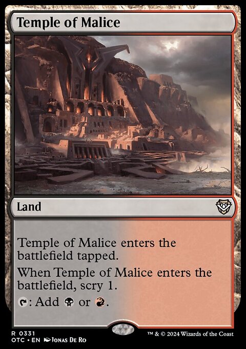 Temple of Malice [Outlaws of Thunder Junction Commander]
