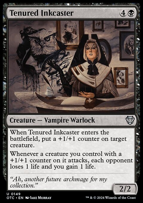 Tenured Inkcaster [Outlaws of Thunder Junction Commander]
