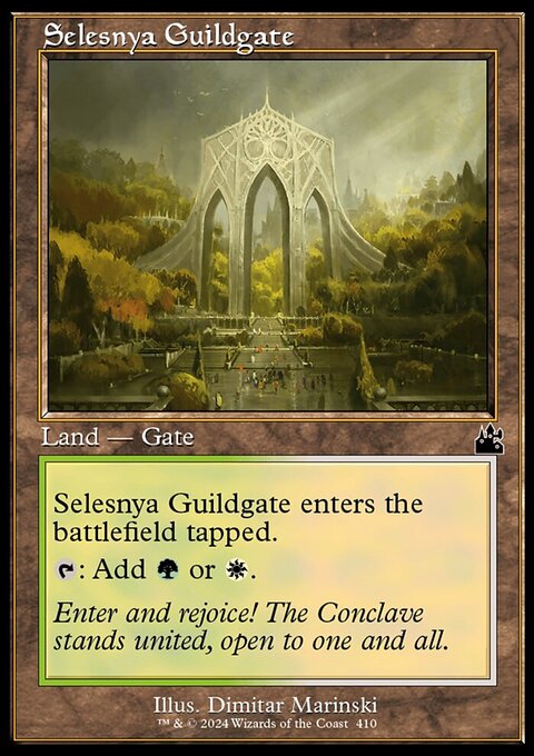 Selesnya Guildgate (Retro Frame) [Ravnica Remastered]