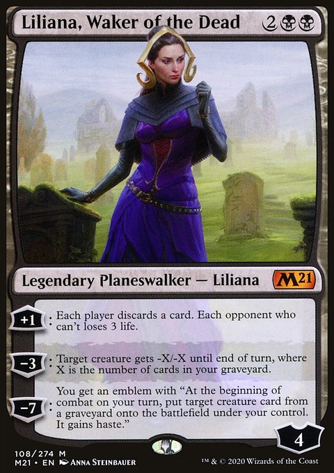 Liliana, Waker of the Dead [Core Set 2021]