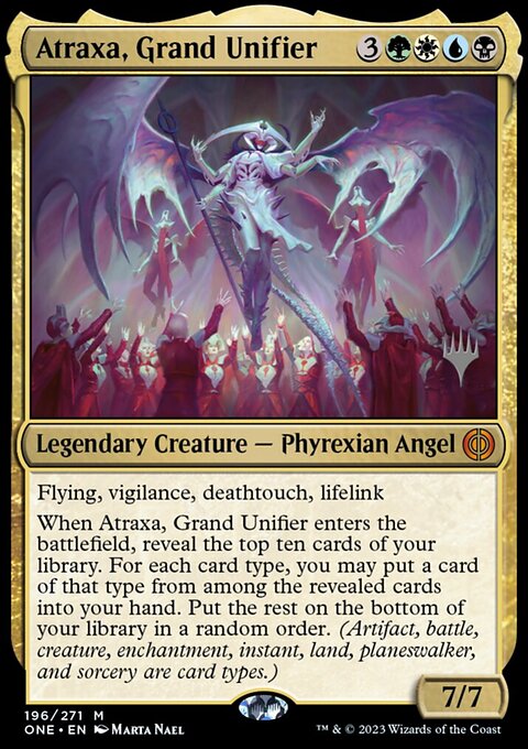 Atraxa, Grand Unifier [Phyrexia: All Will Be One Prerelease Promos]