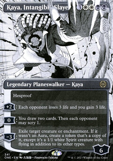 Kaya, Intangible Slayer (Borderless Manga) [Phyrexia: All Will Be One]