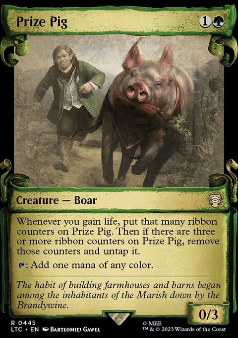 Prize Pig [The Lord of the Rings: Tales of Middle-Earth Commander Showcase Scrolls]