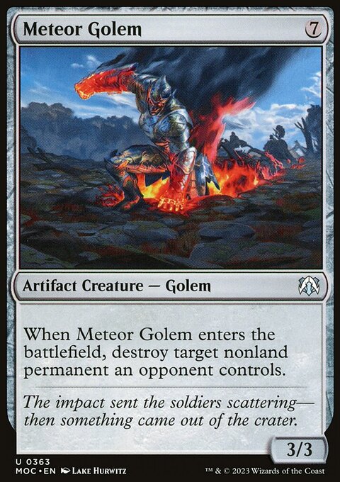 Meteor Golem [March of the Machine Commander]