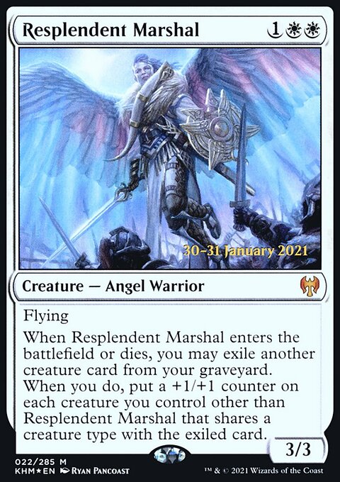 Resplendent Marshal [Kaldheim Prerelease Promos]