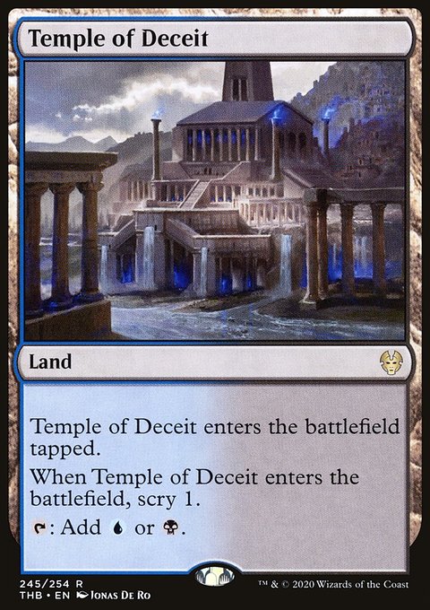 Temple of Deceit [Theros Beyond Death Prerelease Promos]