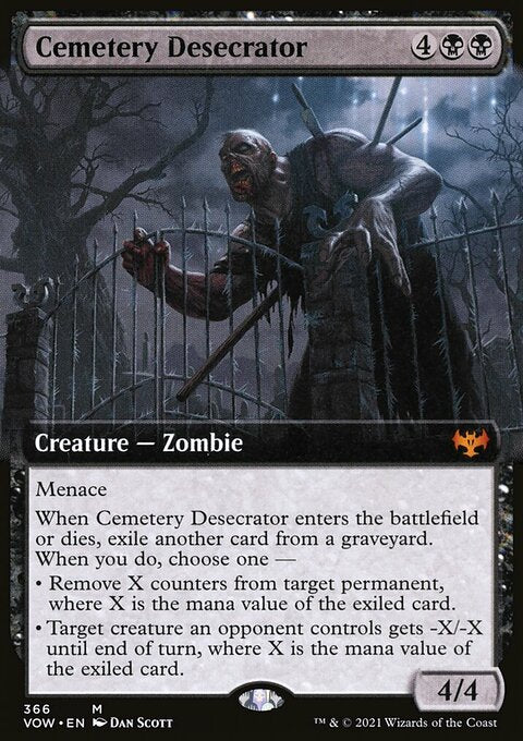Cemetery Desecrator (Extended Art) [Innistrad: Crimson Vow]