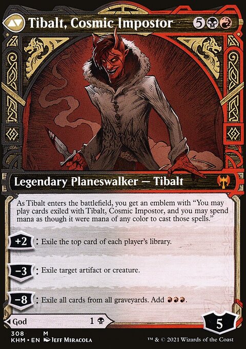 Valki, God of Lies // Tibalt, Cosmic Impostor (Showcase) [Kaldheim]