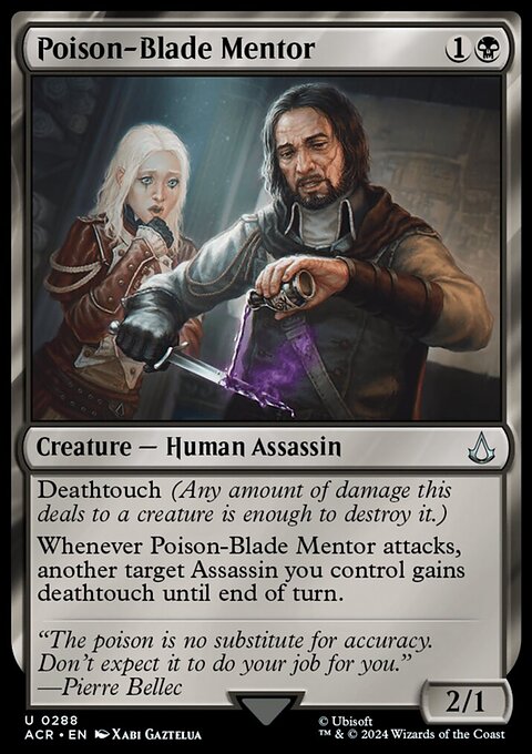 Poison-Blade Mentor [Assassin's Creed]