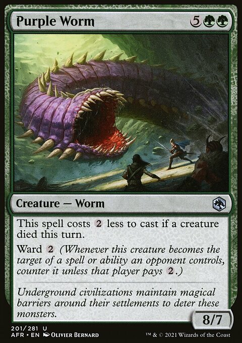 Purple Worm [Dungeons & Dragons: Adventures in the Forgotten Realms]