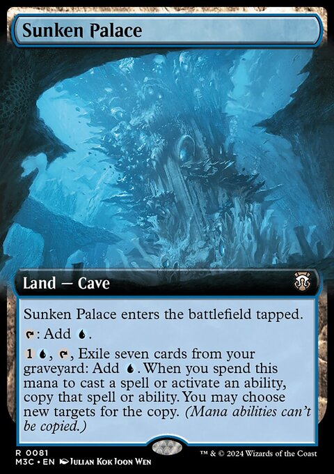 Sunken Palace (Extended Art) (Ripple Foil) [Modern Horizons 3 Commander]