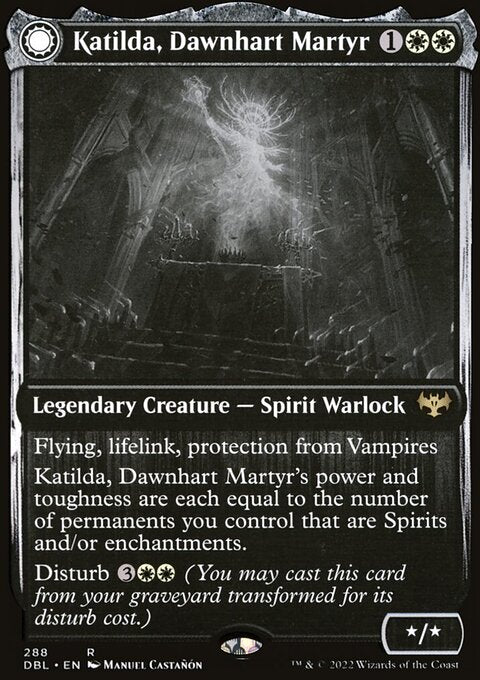 Katilda, Dawnhart Martyr // Katilda's Rising Dawn [Innistrad: Double Feature]