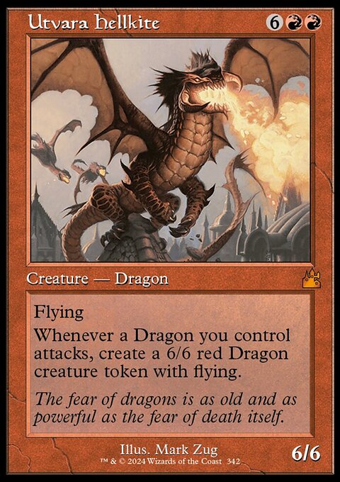 Utvara Hellkite (Retro Frame) [Ravnica Remastered]