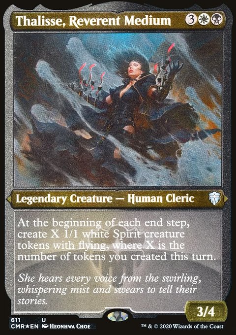 Thalisse, Reverent Medium (Etched) [Commander Legends]