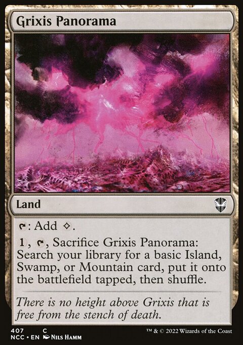 Grixis Panorama [Streets of New Capenna Commander]