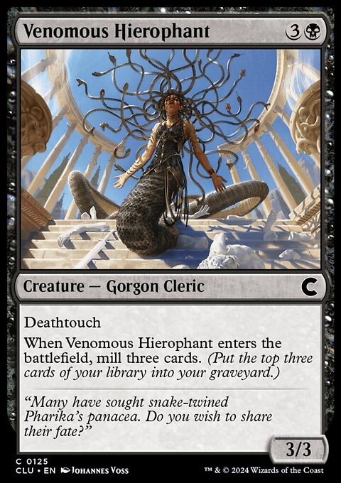 Venomous Hierophant [Ravnica: Clue Edition]