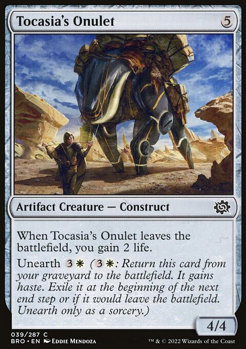 Tocasia's Onulet [The Brothers' War]