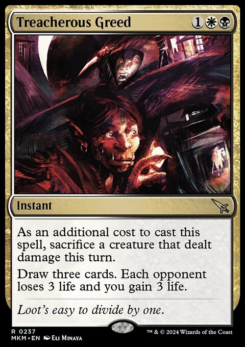 Treacherous Greed [Murders at Karlov Manor]