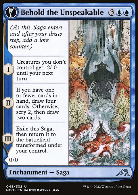 Behold the Unspeakable // Vision of the Unspeakable [Kamigawa: Neon Dynasty]