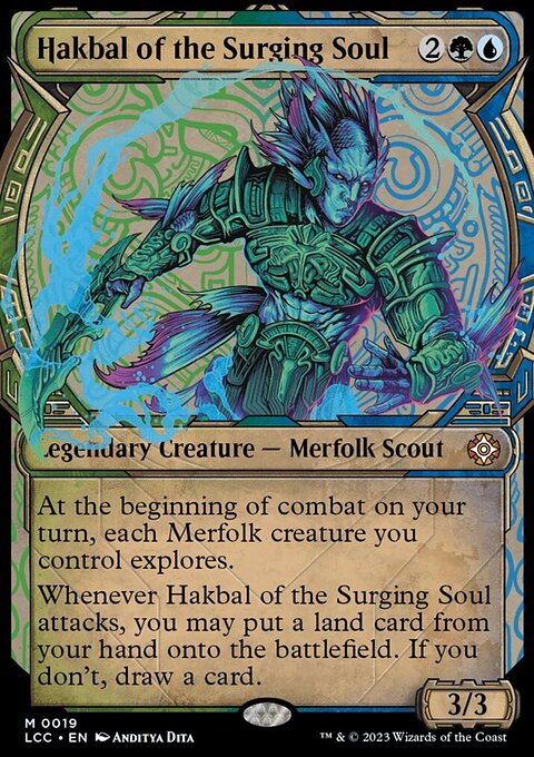 Hakbal of the Surging Soul (Showcase) [The Lost Caverns of Ixalan Commander]