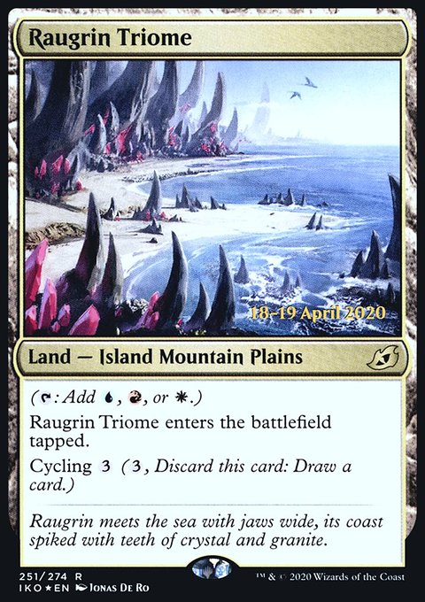 Raugrin Triome [Ikoria: Lair of Behemoths Prerelease Promos]