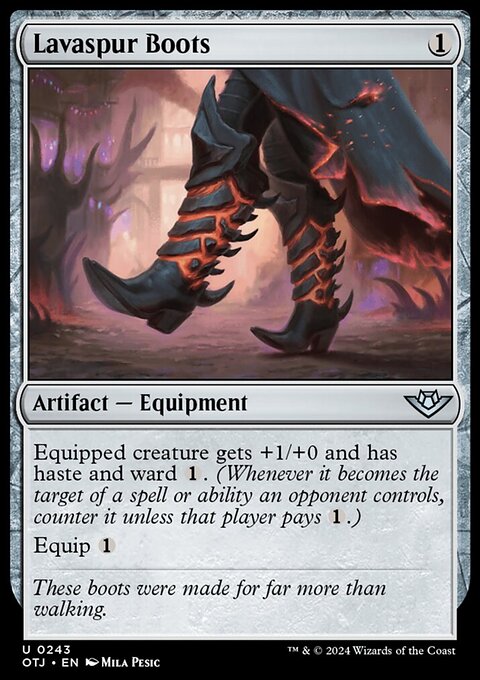 Lavaspur Boots [Outlaws of Thunder Junction]