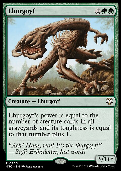 Lhurgoyf (Ripple Foil) [Modern Horizons 3 Commander]