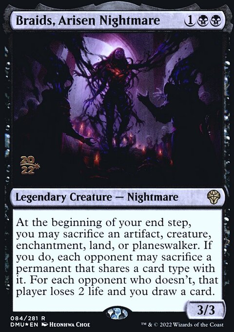 Braids, Arisen Nightmare [Dominaria United Prerelease Promos]
