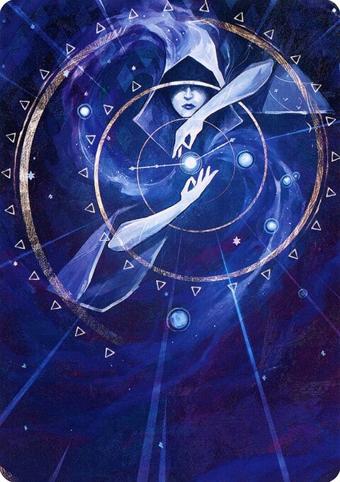 Time Warp Art Card (Gold-Stamped Signature) [Strixhaven: School of Mages Art Series]