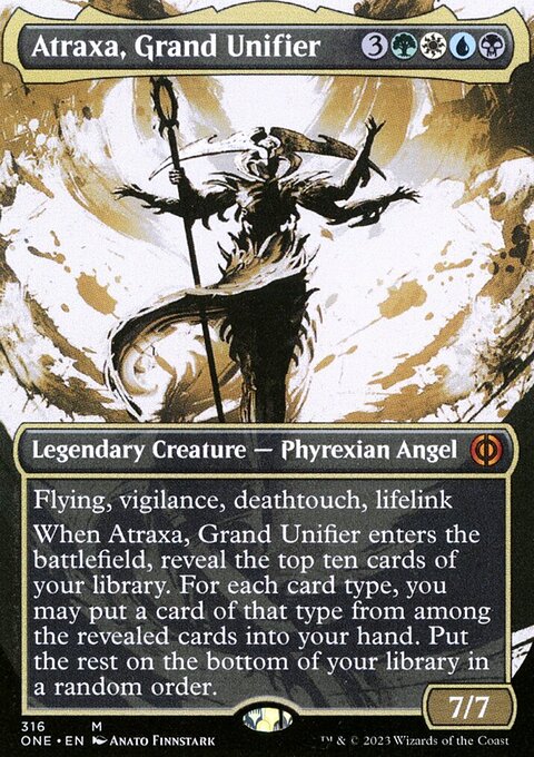 Atraxa, Grand Unifier (Borderless Ichor) [Phyrexia: All Will Be One]