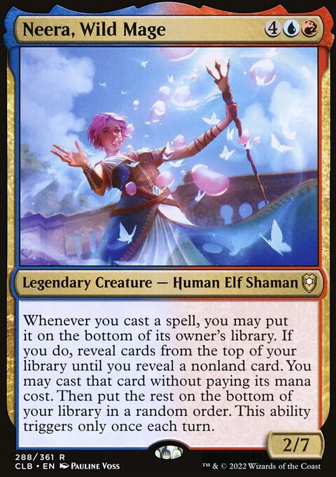 Neera, Wild Mage [Commander Legends: Battle for Baldur's Gate]