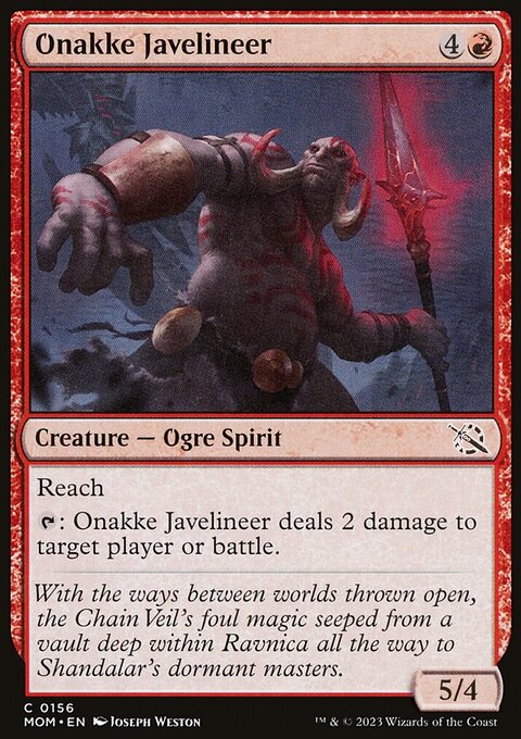 Onakke Javelineer [March of the Machine]