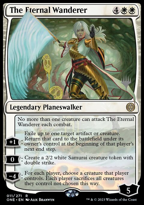 The Eternal Wanderer [Phyrexia: All Will Be One Prerelease Promos]