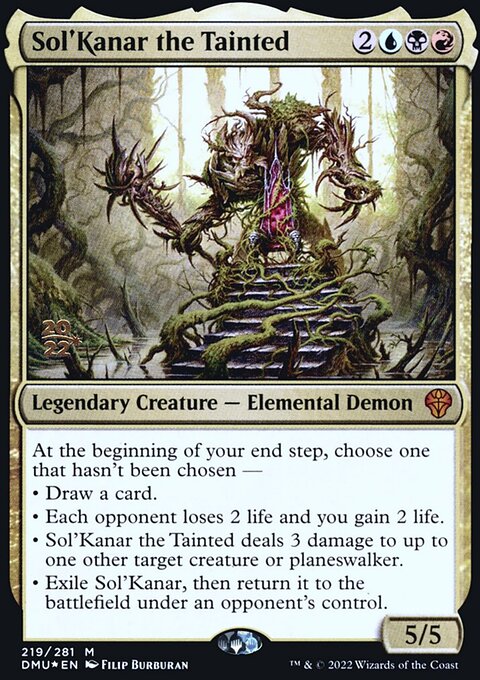 Sol'Kanar the Tainted [Dominaria United Prerelease Promos]