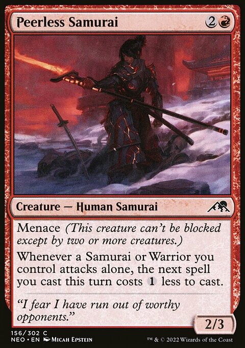 Peerless Samurai [Kamigawa: Neon Dynasty]