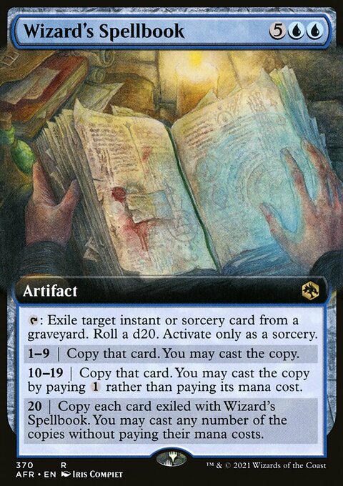 Wizard's Spellbook (Extended Art) [Dungeons & Dragons: Adventures in the Forgotten Realms]